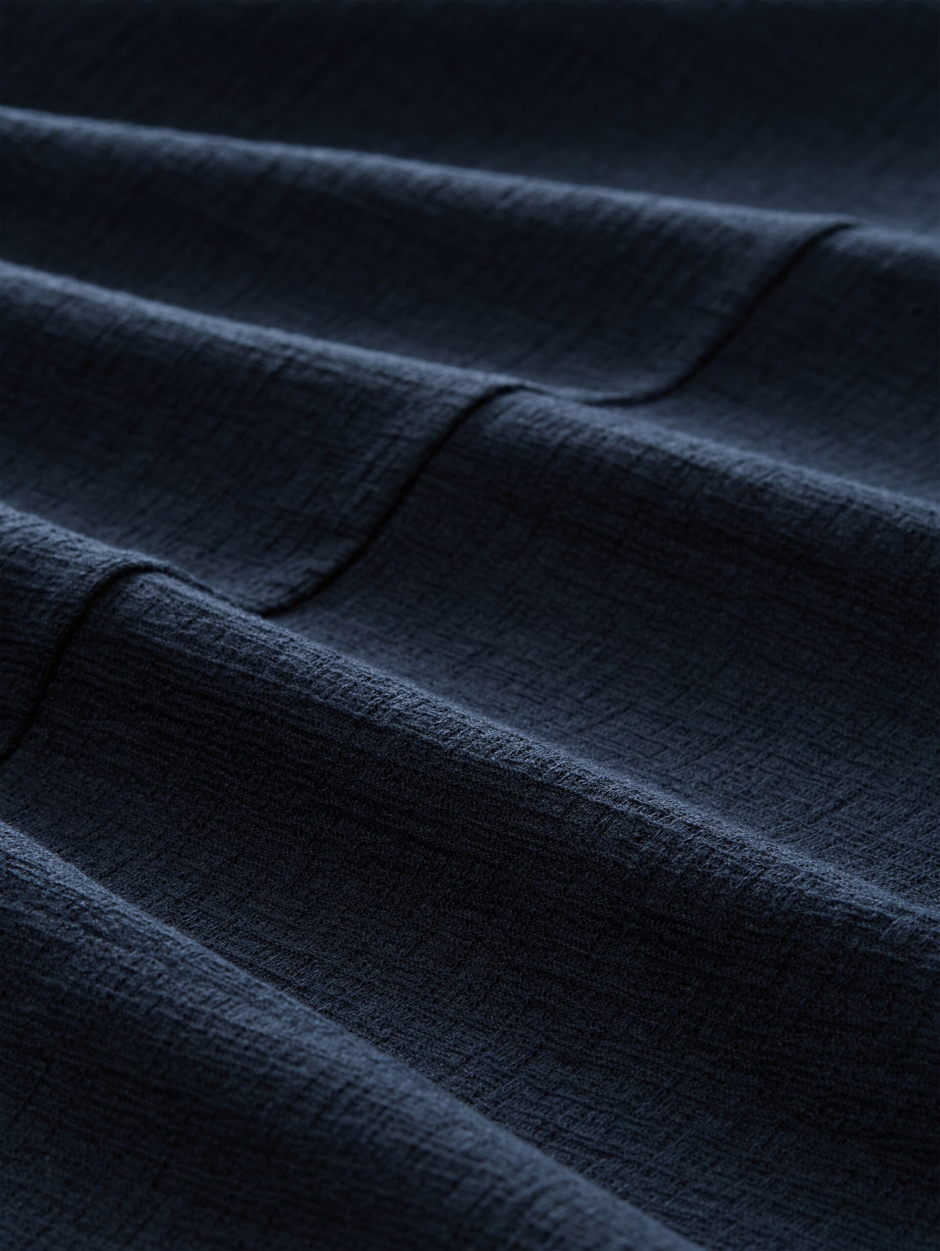 Loose Fit T-Shirt - sky captain blue - Material-Ansicht