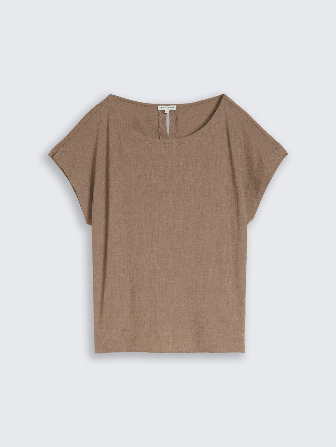 Loose Fit T-Shirt - taupe grey - Vorder-Produkt-Ansicht