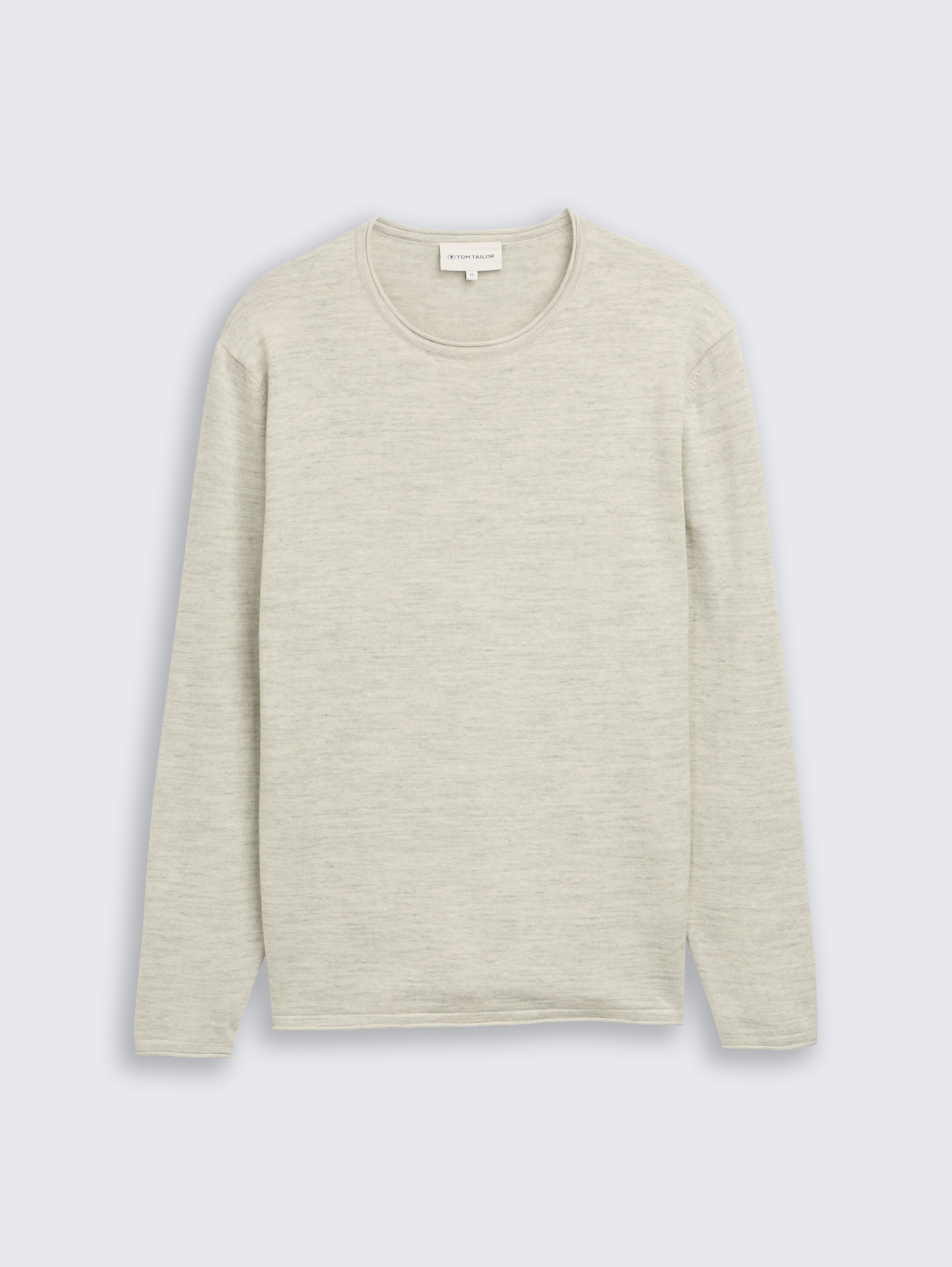 Pull en maille aspect chiné - olive multicolor space dye