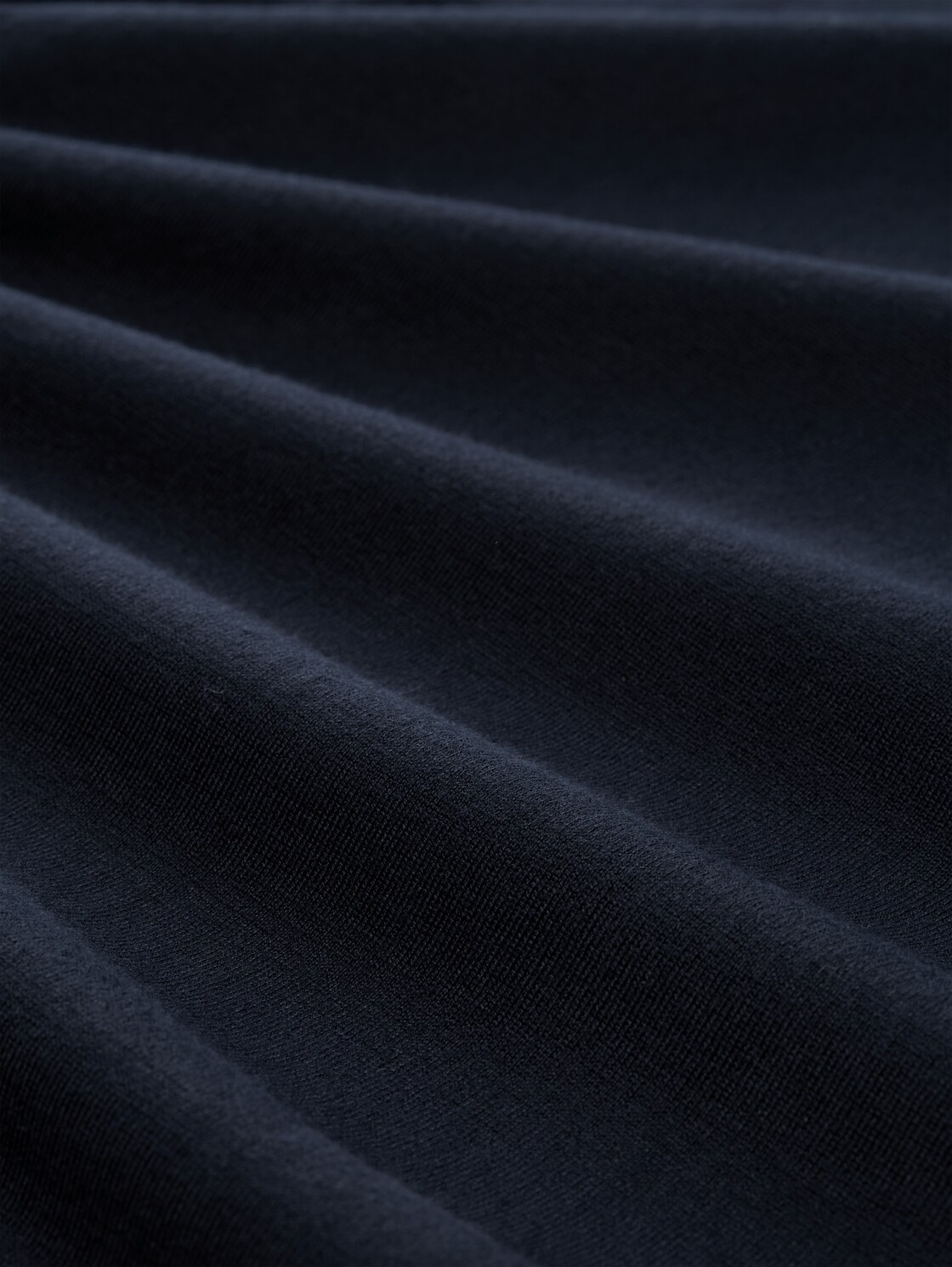 Strickpullover mit Polokragen - sky captain blue - Material-Ansicht