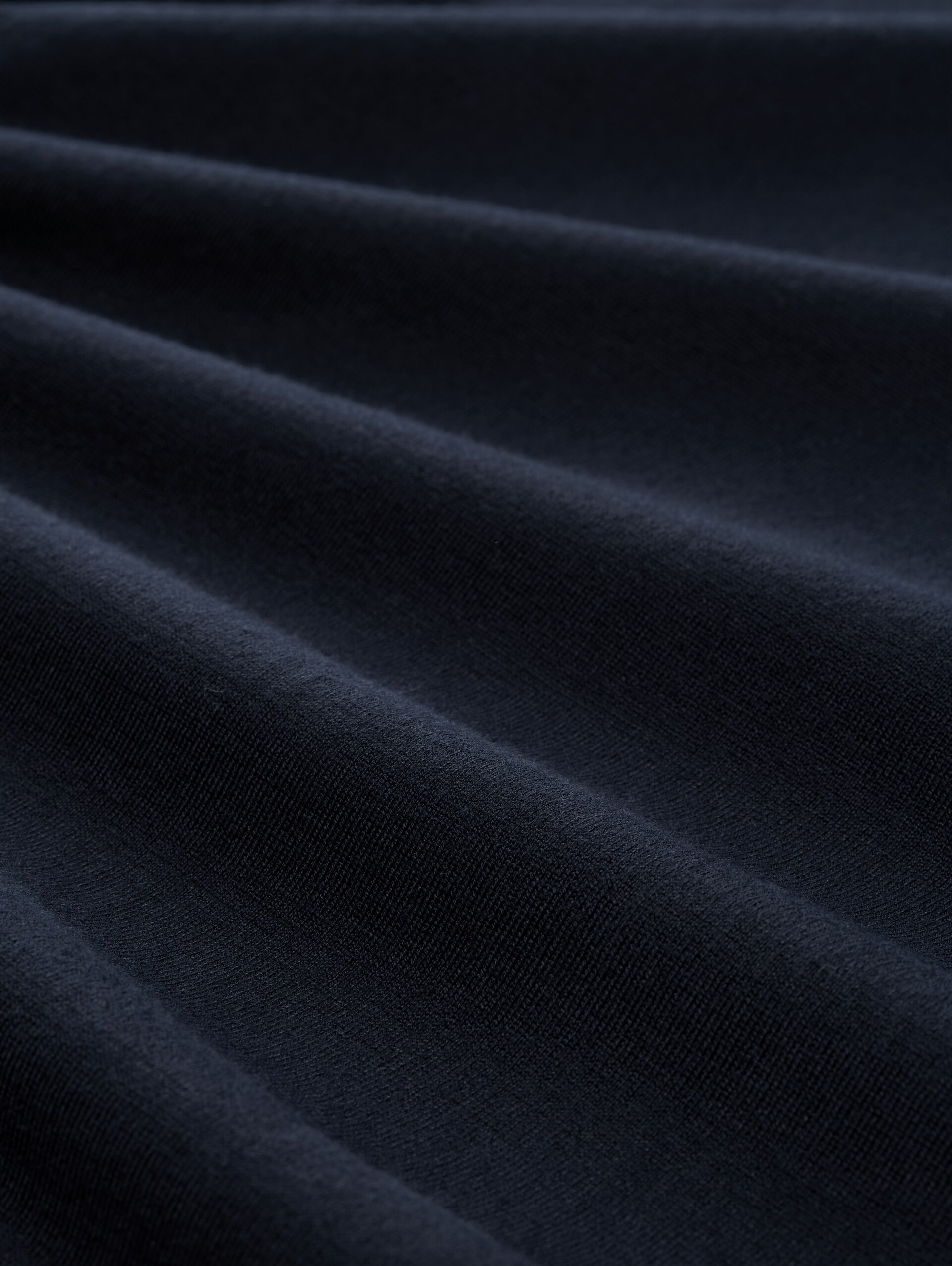 Strickpullover mit Polokragen - sky captain blue - Material-Ansicht