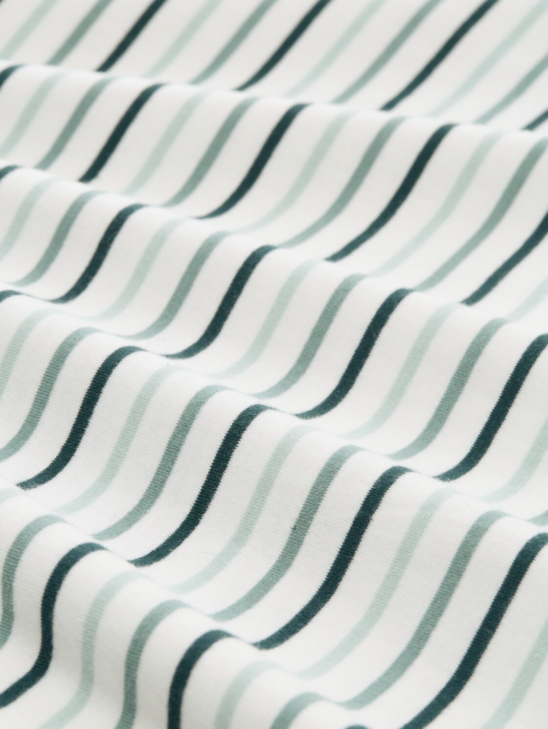 Plus Size - Langarmshirt mit Streifenmuster - blue haze multicolor stripe - Material-Ansicht