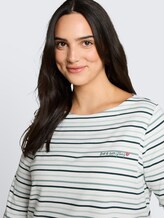 Plus Size - Chemise à manches longues à rayures - blue haze multicolor stripe - Vue détaillée du modèle