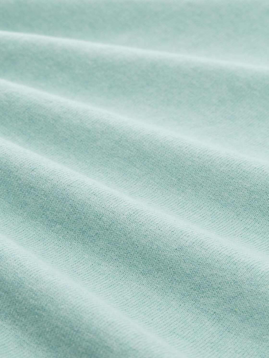 Plus Size - Loose Fit Strickpullover mit Kaschmir-Anteil - blue haze melange - Material-Ansicht