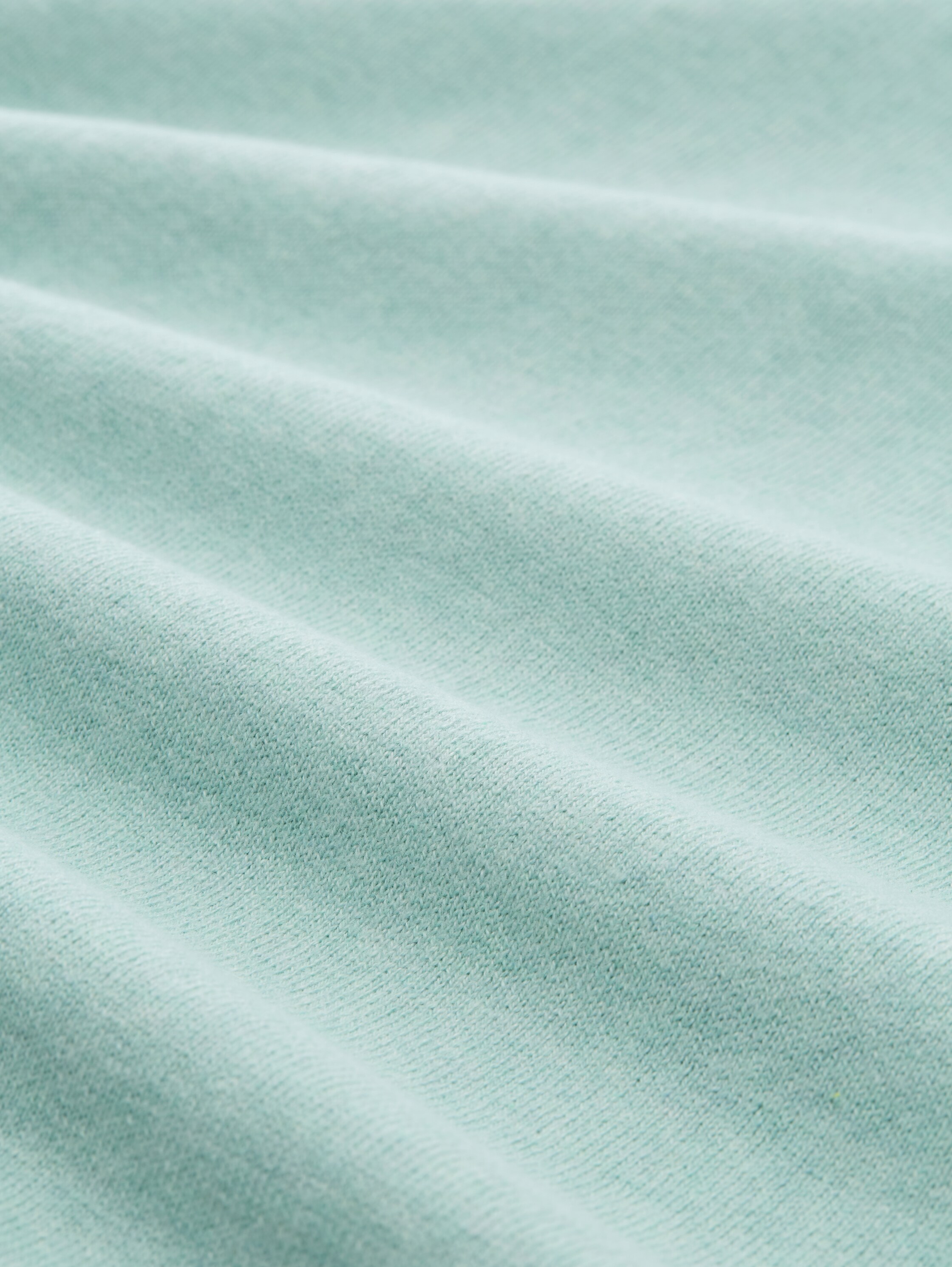 Plus Size - Loose Fit Strickpullover mit Kaschmir-Anteil - blue haze melange - Material-Ansicht