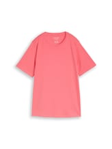 Ausgewählt, Plus Size - Basic T-Shirt aus Baumwolle von Tom Tailor, rosa