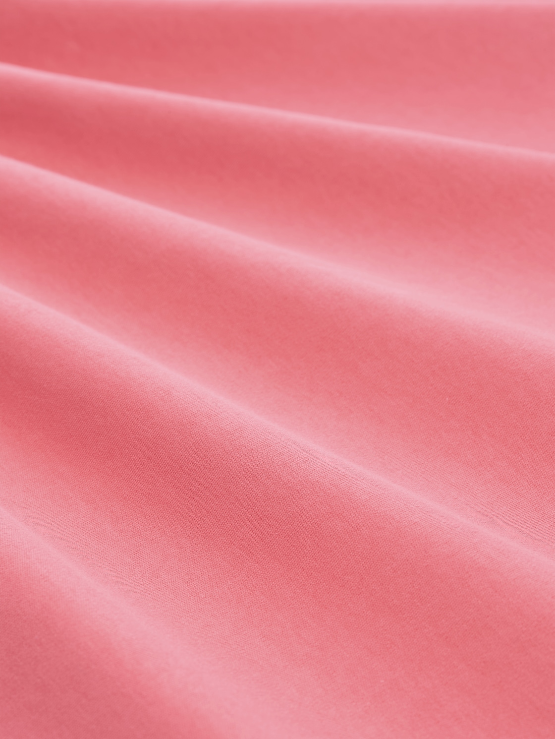 Plus Size - Basic T-Shirt aus Baumwolle - soft coral pink - Material-Ansicht