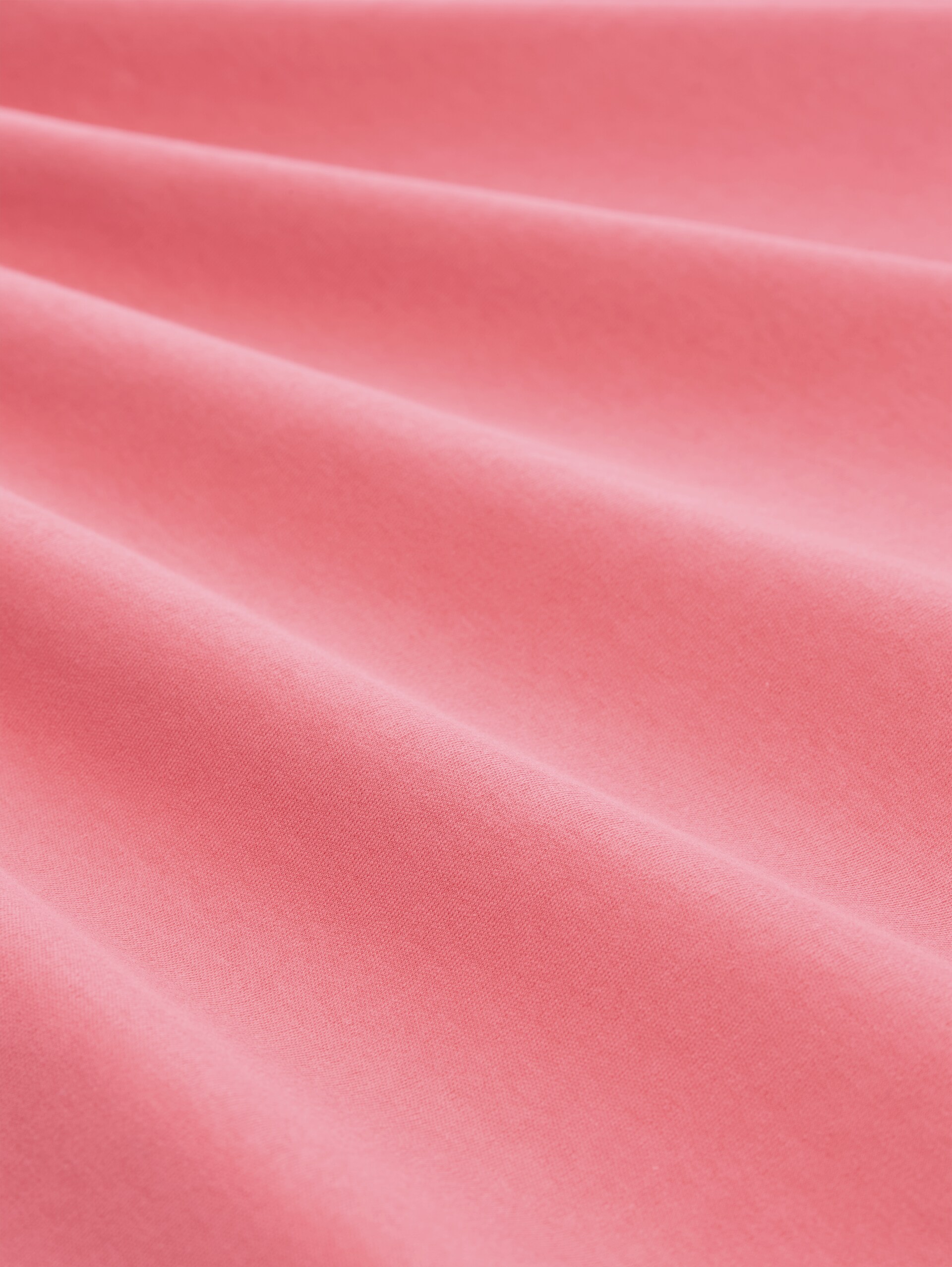 Plus Size - Basic T-Shirt aus Baumwolle - soft coral pink - Material-Ansicht