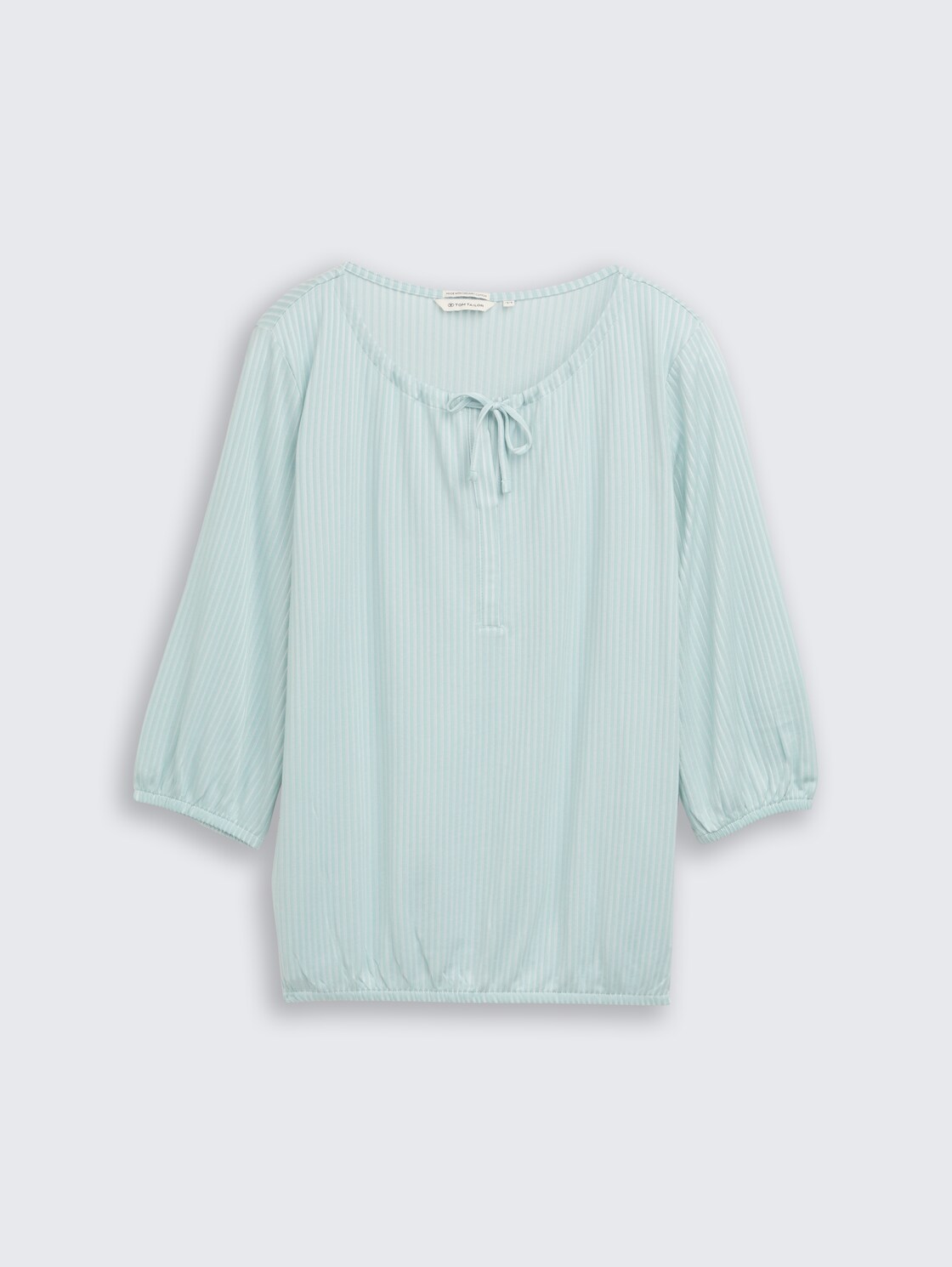 Plus Size - Bluse mit Streifenmuster - blue haze stripe - Vorder-Produkt-Ansicht