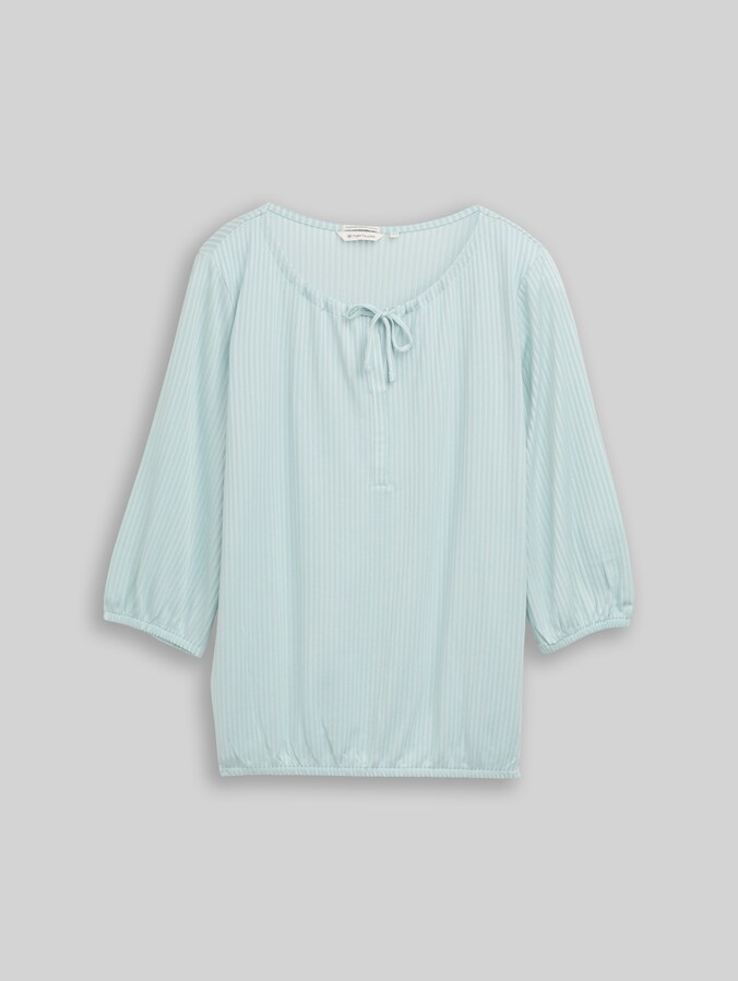 Plus Size - Bluse mit Streifenmuster von Women Plus Size, blue haze stripe