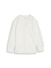 Ausgewählt, Plus Size - Loose Fit Bluse mit Stickerei von Tom Tailor, weiß