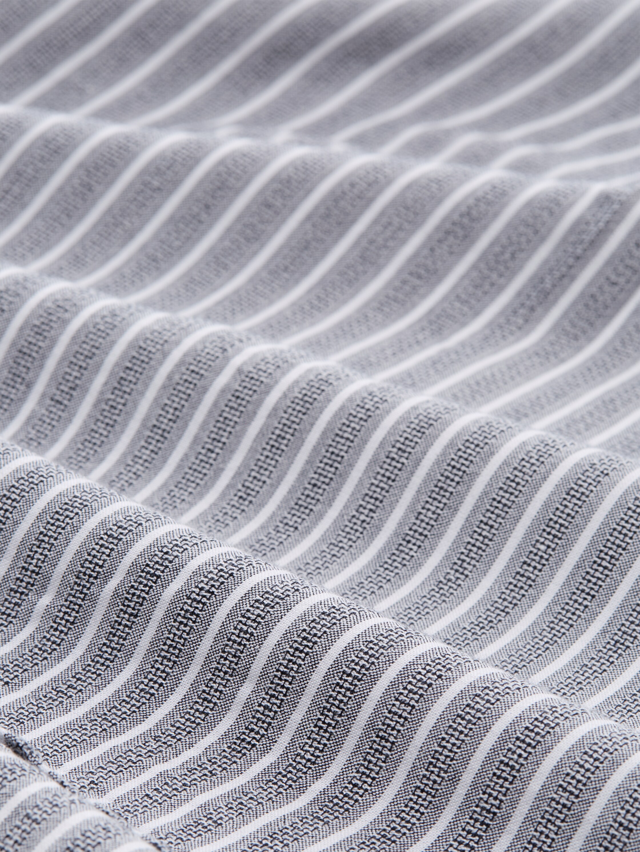 Plus Size - Bluse mit Streifenmuster - navy white stripe - Material-Ansicht