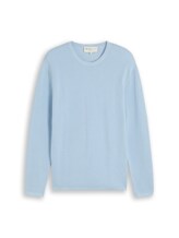 Sélectionné, Pull en maille de coton par Tom Tailor, bleu
