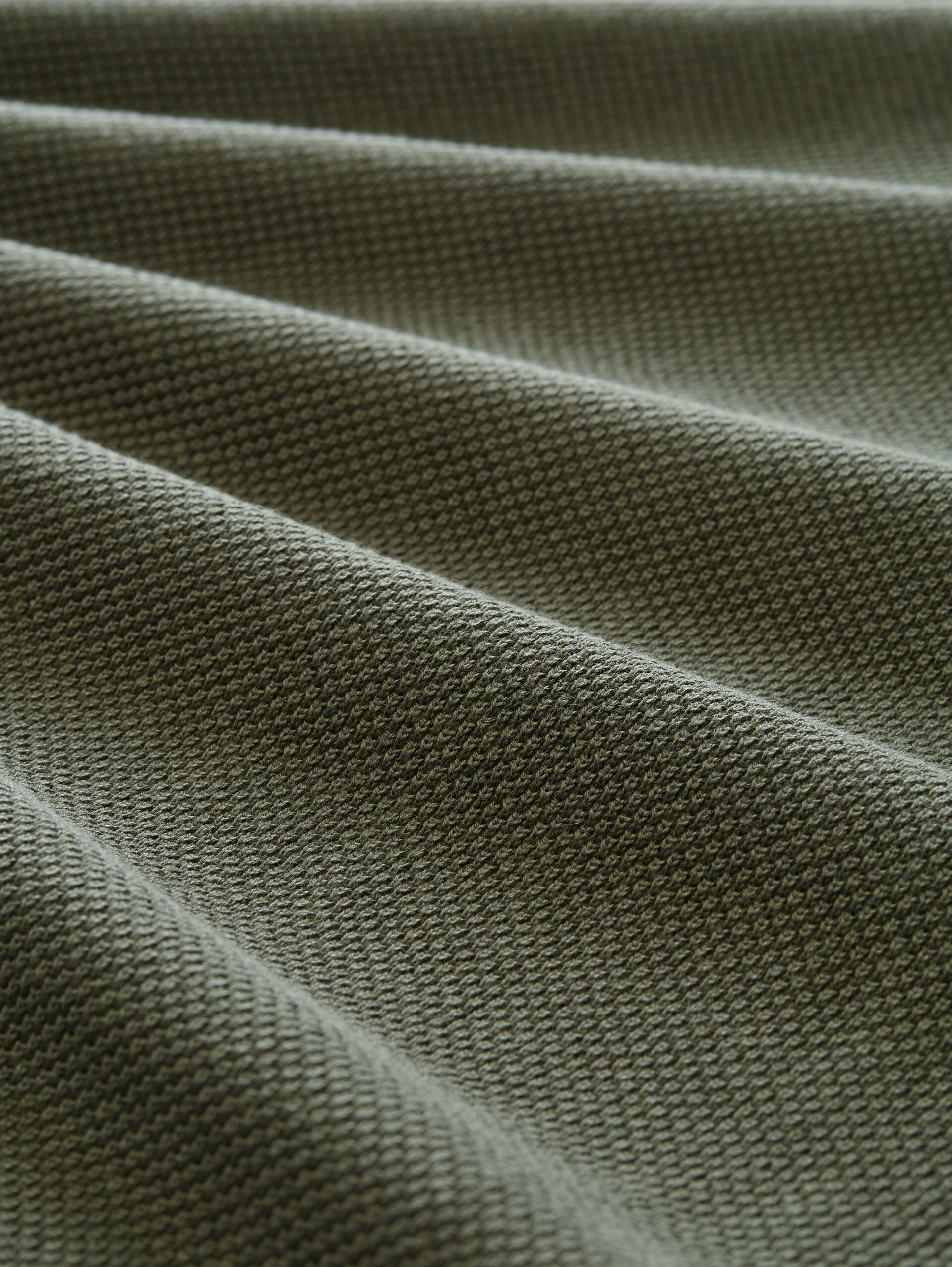 Pull en maille de coton - urban olive green - Vue de la matière