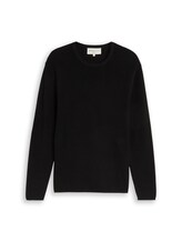 Non sélectionné, Pull en maille de coton par Tom Tailor, 