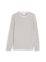 Ausgewählt, Strickpullover im 2-in-1-Look von Tom Tailor, 