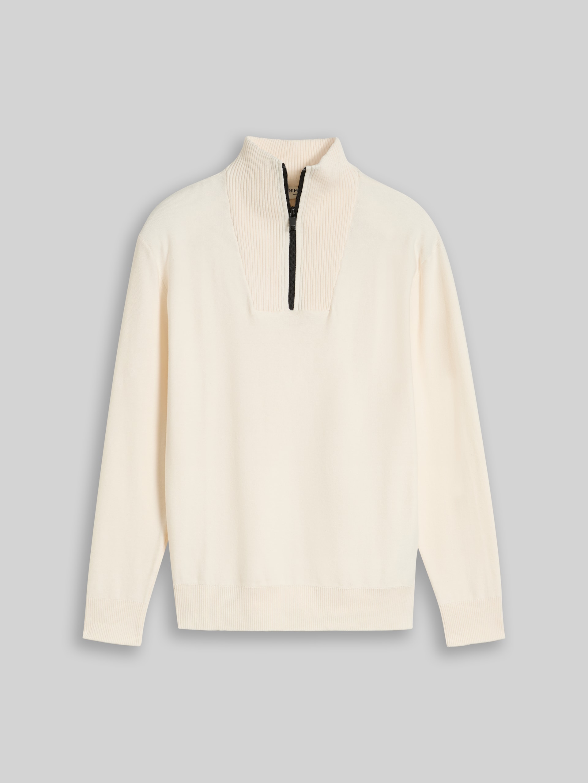 Troyer Strickpullover aus Baumwolle - Gardenia White