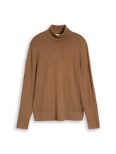 Nicht ausgewählt, Basic Rollkragenpullover von Tom Tailor, braun
