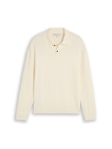 Geselecteerd, Relaxed fit gebreide trui met polokraag door Tom Tailor, bruin