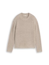 Nicht ausgewählt, Relaxed Fit Strickpullover von Tom Tailor, beige