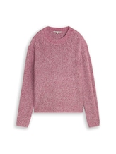 Nicht ausgewählt, Relaxed Fit Strickpullover von Tom Tailor, rot
