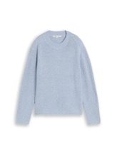 Nicht ausgewählt, Relaxed Fit Strickpullover von Tom Tailor, blau
