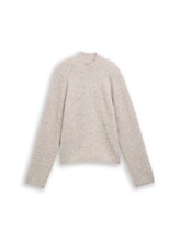 Geselecteerd, Gebreide trui met wol door Tom Tailor, beige