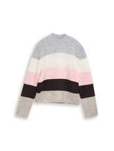 Ausgewählt, Strickpullover mit Wollanteil von Tom Tailor, grau