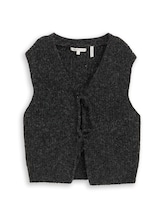 Sélectionné, Gilet en maille avec nœuds par Tom Tailor, gris