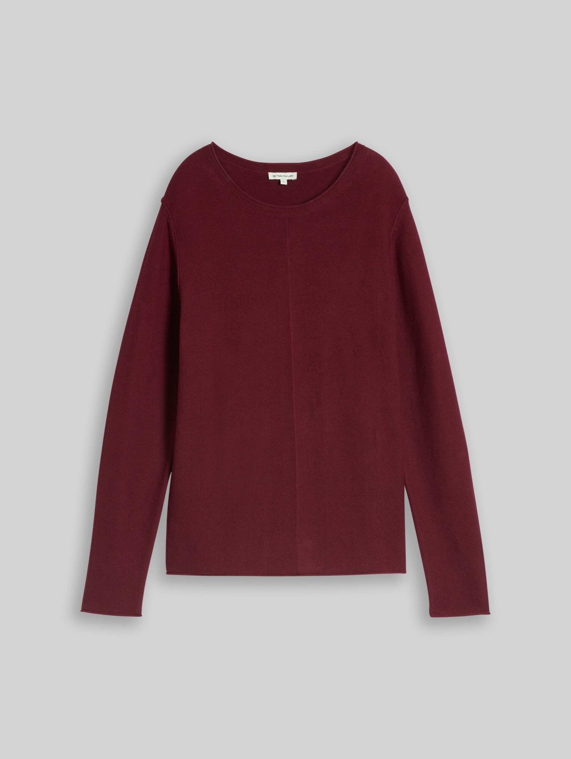 Strickpullover aus Baumwolle - Preppy Plum