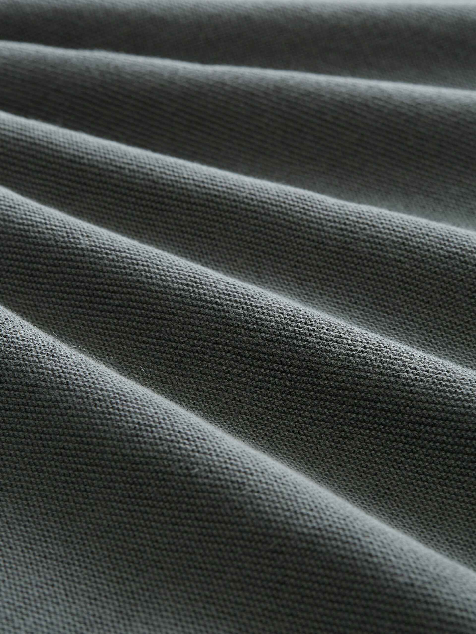Strickpullover aus Baumwolle - Darkest Olive - Material-Ansicht