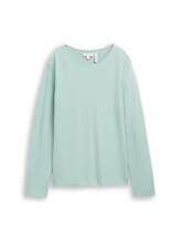 Sélectionné, Pull en maille de coton par Tom Tailor, verdoyant
