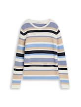 Nicht ausgewählt, Strickpullover aus Baumwolle von Tom Tailor, blau