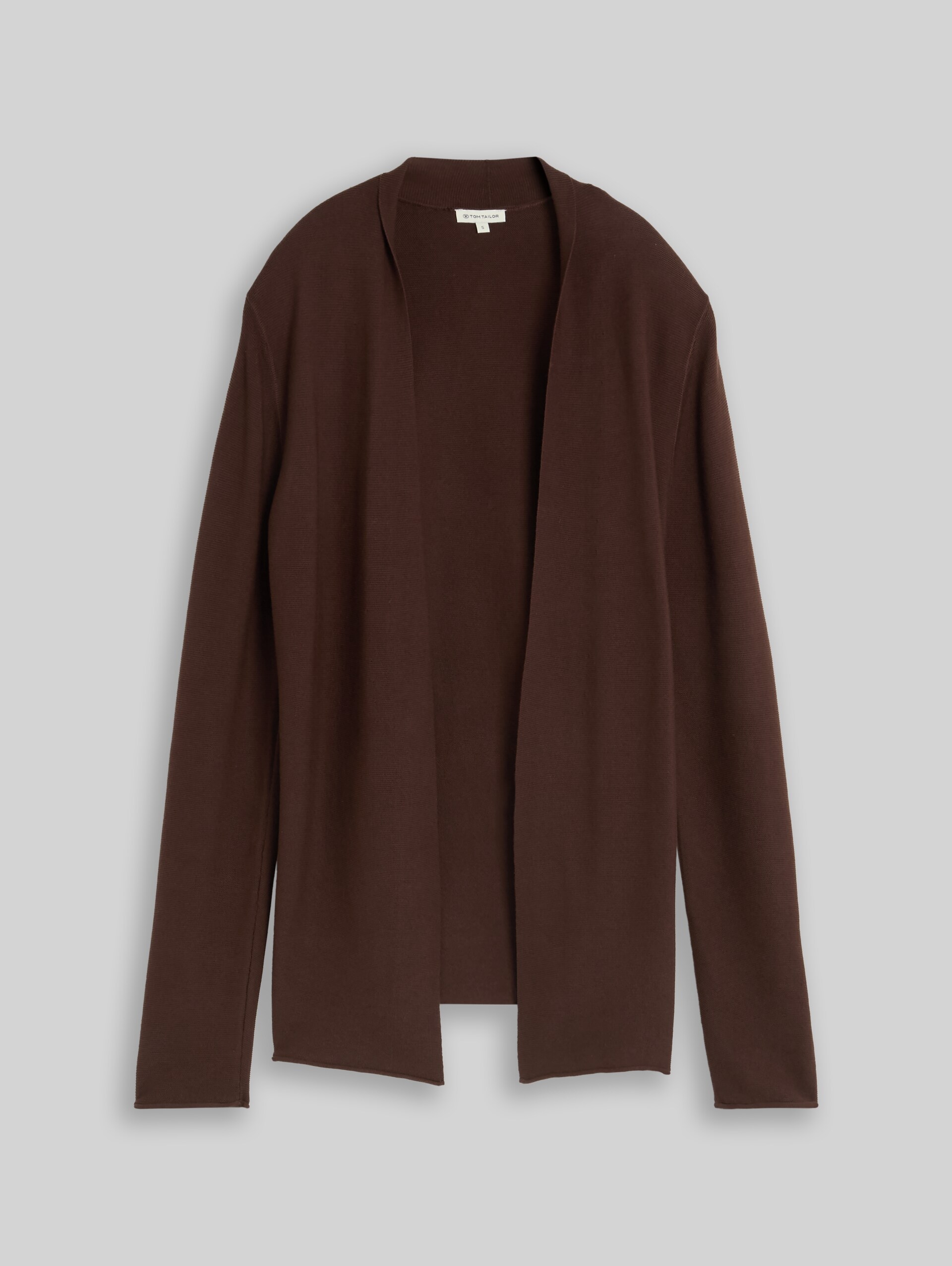 Cardigan aus Baumwolle - java dark brown