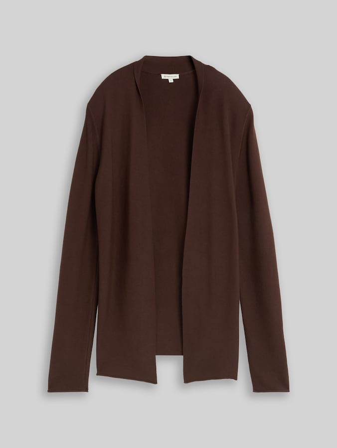 Cardigan en coton par Women, java dark brown