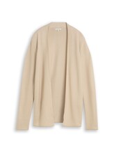 Ausgewählt, Cardigan aus Baumwolle von Tom Tailor, beige