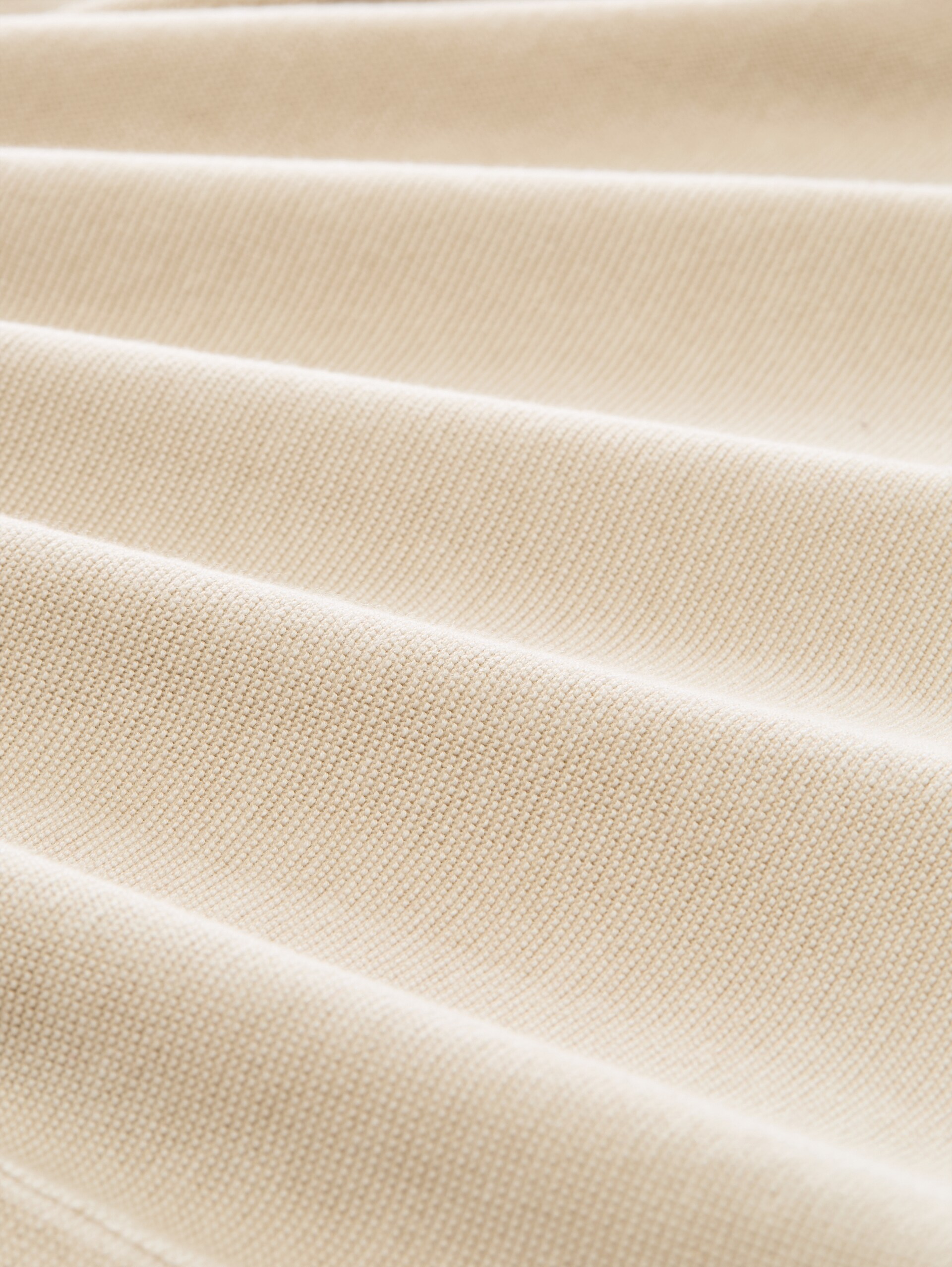 Cardigan aus Baumwolle - gravel beige white structure - Material-Ansicht