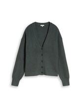 Nicht ausgewählt, Oversize Cardigan mit V-Ausschnitt von Tom Tailor, grün