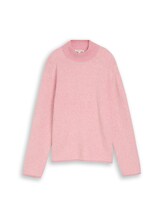 Nicht ausgewählt, Loose Fit Strickpullover mit Wollanteil von Tom Tailor, rosa