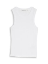 Selected, Slim fit top in a pack of 2 by Tom Tailor, white
