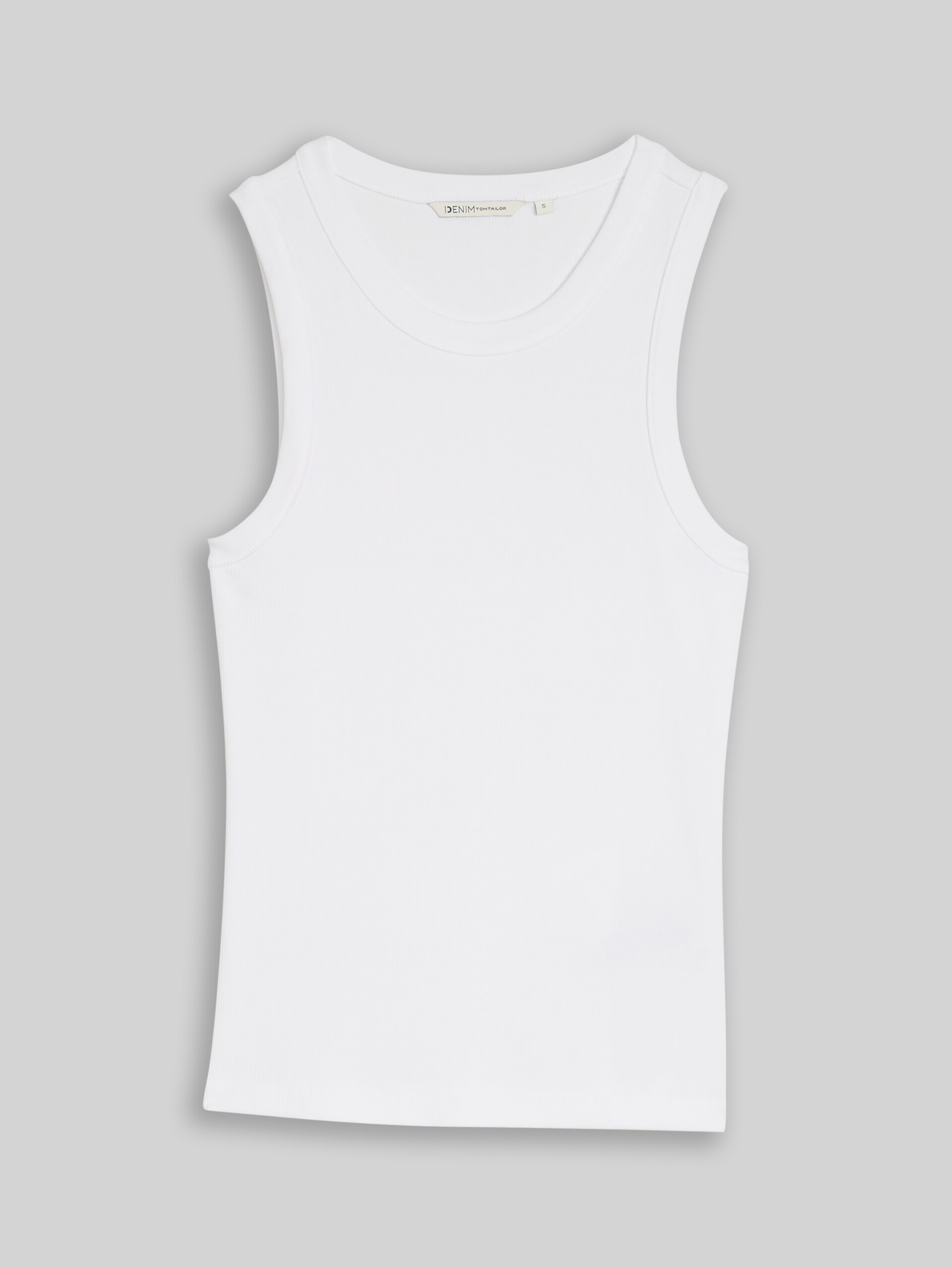 Slim fit top in a pack of 2 - White - Front product view
