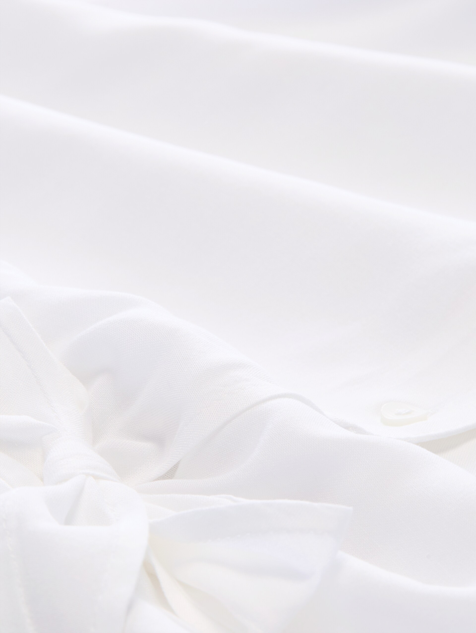Resort overhemdblouse met knoopdetail - White - Materiaalweergave