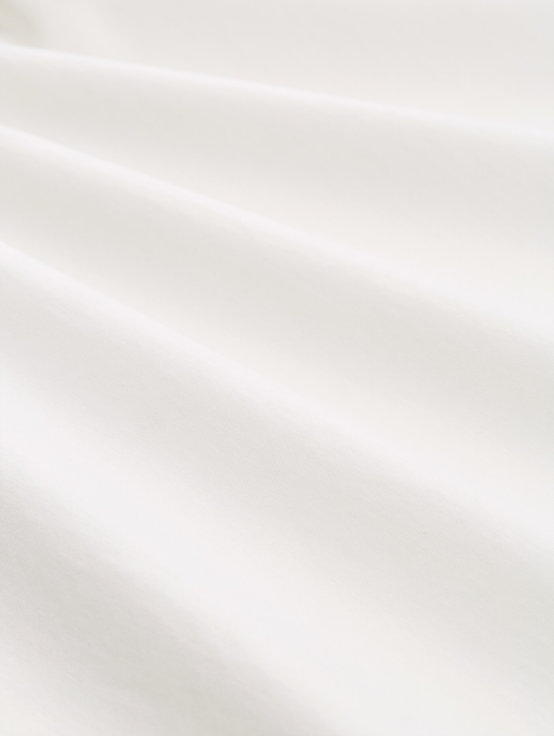Boxy fit T-shirt met borduursel - off white - Materiaalweergave