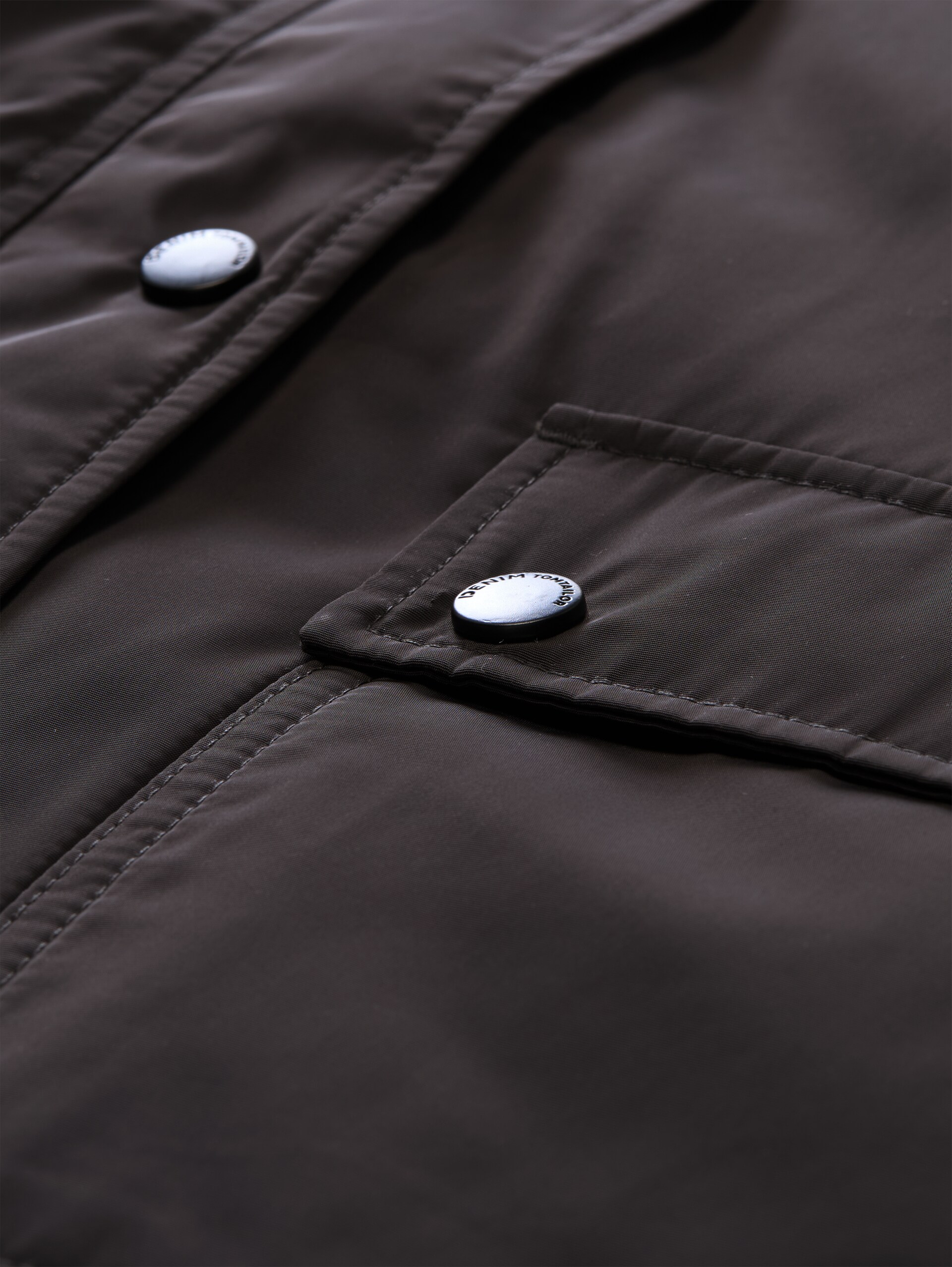 Übergangjacke mit Cord-Kragen - Coal Mine Grey - Produkt-Detail-Ansicht