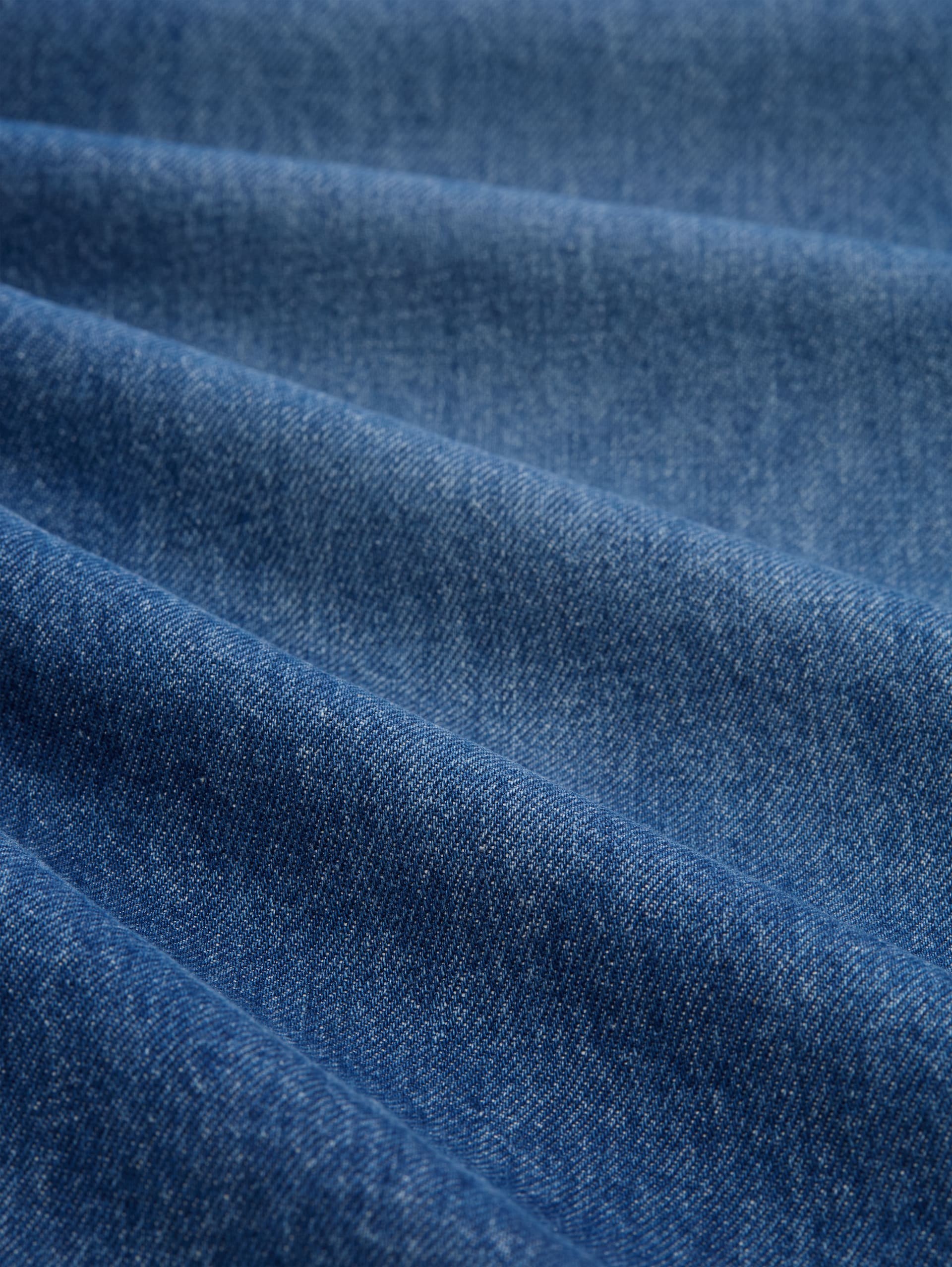 TTELLIOT BAGGY Jeans - Blue Denim - Material-Ansicht