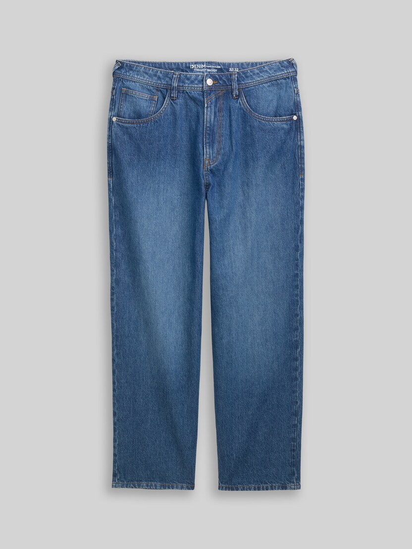 TTELLIOT baggy jeans door Denim Male, Blue Denim