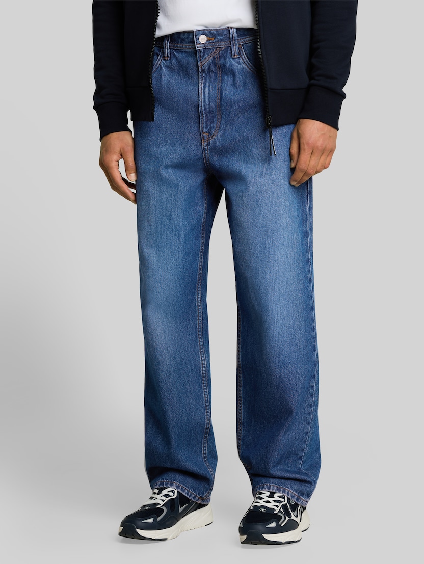 TTELLIOT baggy jeans door Denim Male, Blue Denim