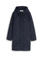 Ausgewählt, Lightweight Steppmantel mit Kapuze von Tom Tailor, blau