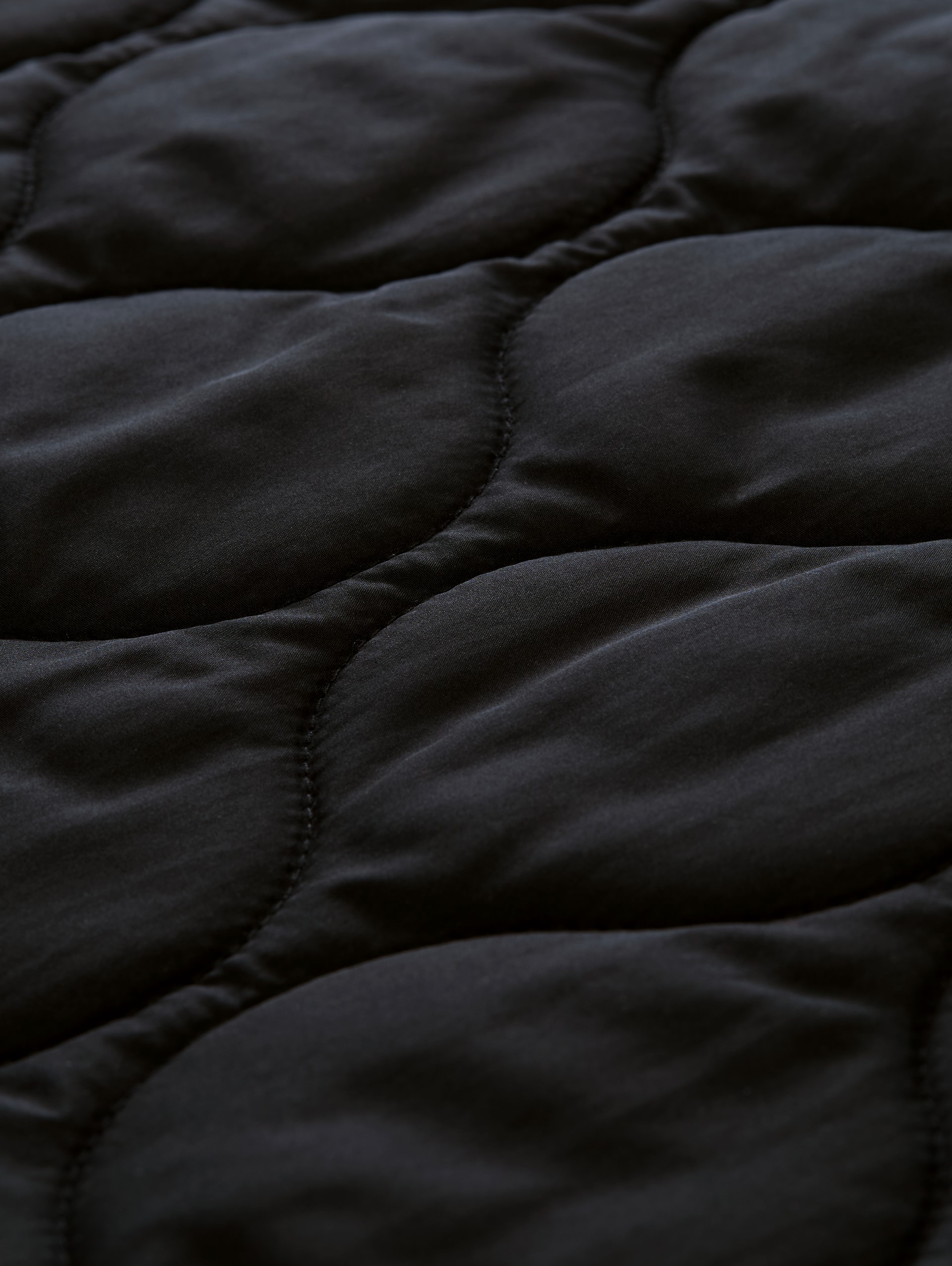 Lightweight Steppmantel mit Kapuze - deep black - Produkt-Detail-Ansicht