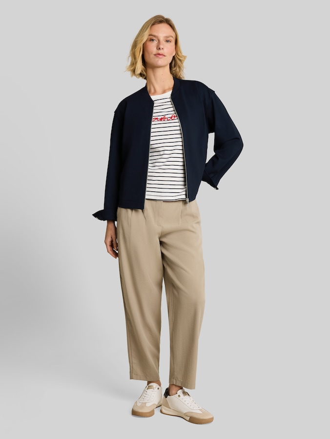 Loose Fit Jacke mit Bomberkragen von Women, sky captain blue